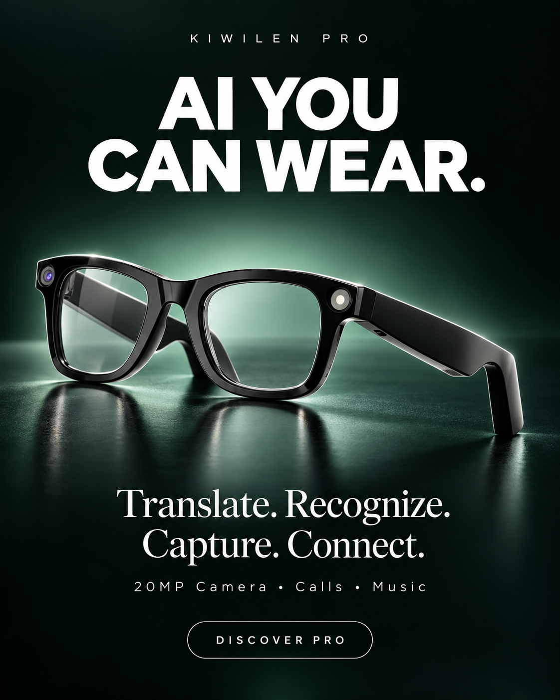 KIWILEN Pro — AI Smart Glasses